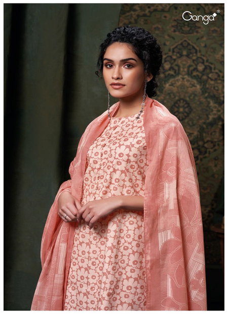 Takshvi 2675 By Ganga Printed Premium Cotton Dress Material Wholesale Market In Surat